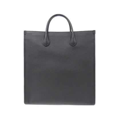 Gucci Black Leather Gg Supreme Handbag