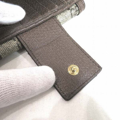 Gucci Sherry Line GG Supreme 523173 3 Fold Wallet Women's