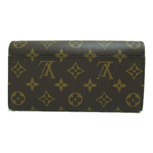 LOUIS VUITTON Portefeiulle Sarah Brown Fuschia Monogram PVC coated canvas M62234