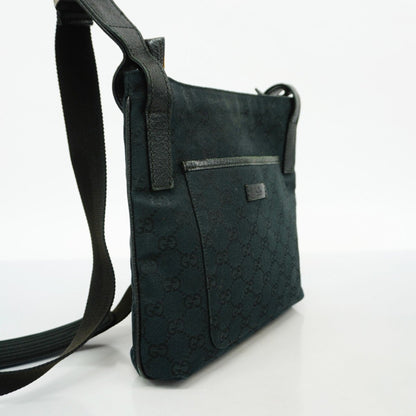 Gucci Black Canvas Shoulder Bag