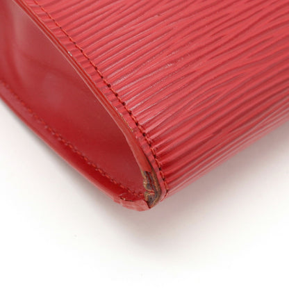 LOUIS VUITTON Epi Pochette Accessoire Handbag Leather Red Castilian M52947