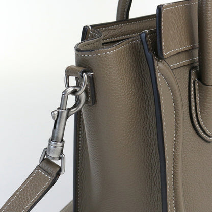 Celine Luggage Nano 189243DRU.09SO Handbag Leather Ladies