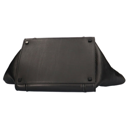 Celine Luggage Phantom Handbag Leather Black Ladies