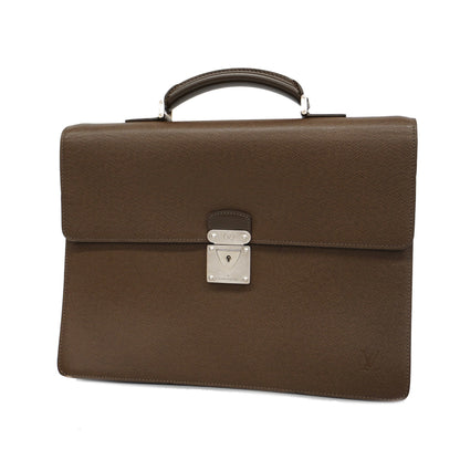 Louis VuittonAuth  Taiga Ruggite M31098 Men's Briefcase Grizzly