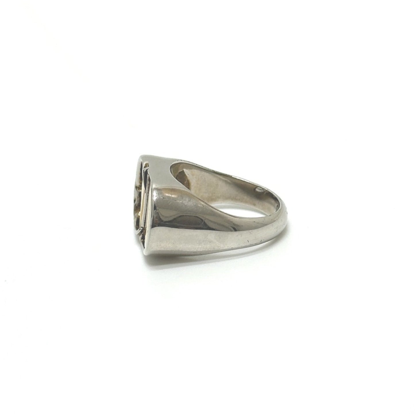 Christian Dior Silver Metal Band Ring ()