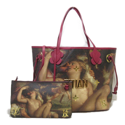 Louis Vuitton Neverfull MM Titian Bordeaux system Masters collection PVC coated canvas M43323
