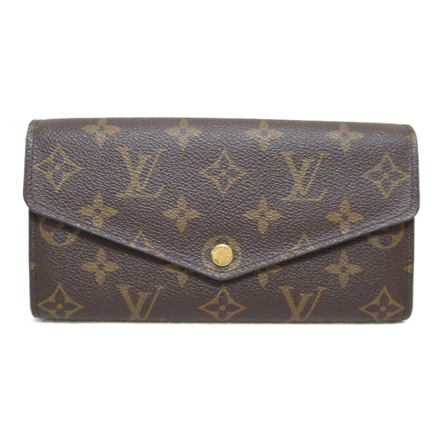 LOUIS VUITTON Portefeiulle Sarah Bifold Long Wallet Brown Monogram PVC coated canvas M60531