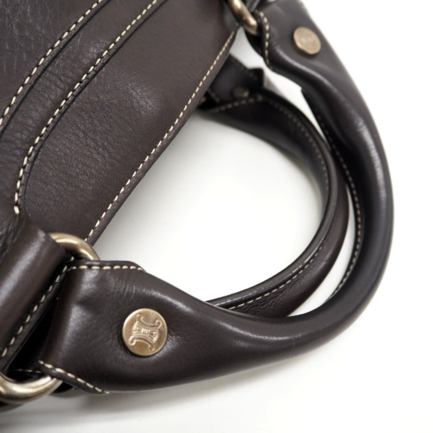 Celine/ CE10/15 Boogie Bag Handbag Brown Women's