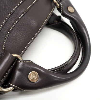 Celine/ CE10/15 Boogie Bag Handbag Brown Women's