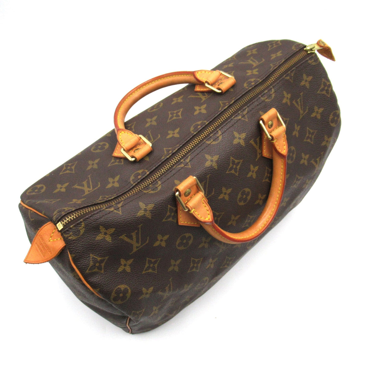 Louis Vuitton Speedy 35 Brown Monogram PVC coated canvas M41524