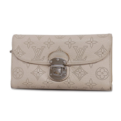 Louis VuittonAuth  Mahina Portefeuilles Amelia M58156 Women's Long Wallet Blanc