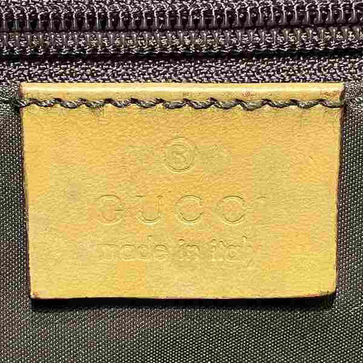 Gucci Beige Pvc Leather Tote Bag