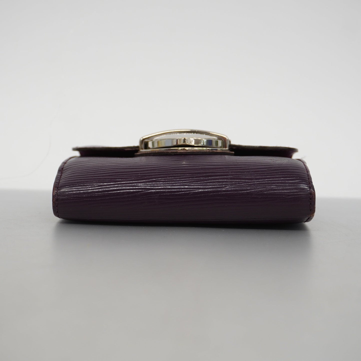 Louis VuittonAuth  Epi Tri-Fold Wallet Porto Monevier Cult Credit M6658K
