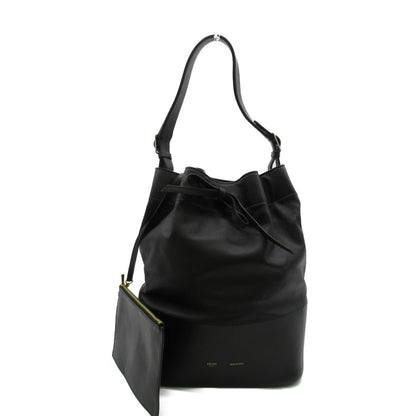 Celine bucket bag medium Black leather