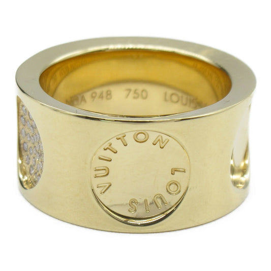 LOUIS VUITTON Petite Berg Emplant Ring Ring Gold K18 [Yellow Gold] Gold