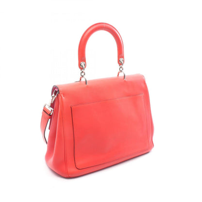 Christian Dior Red Color Leather Handbag ()