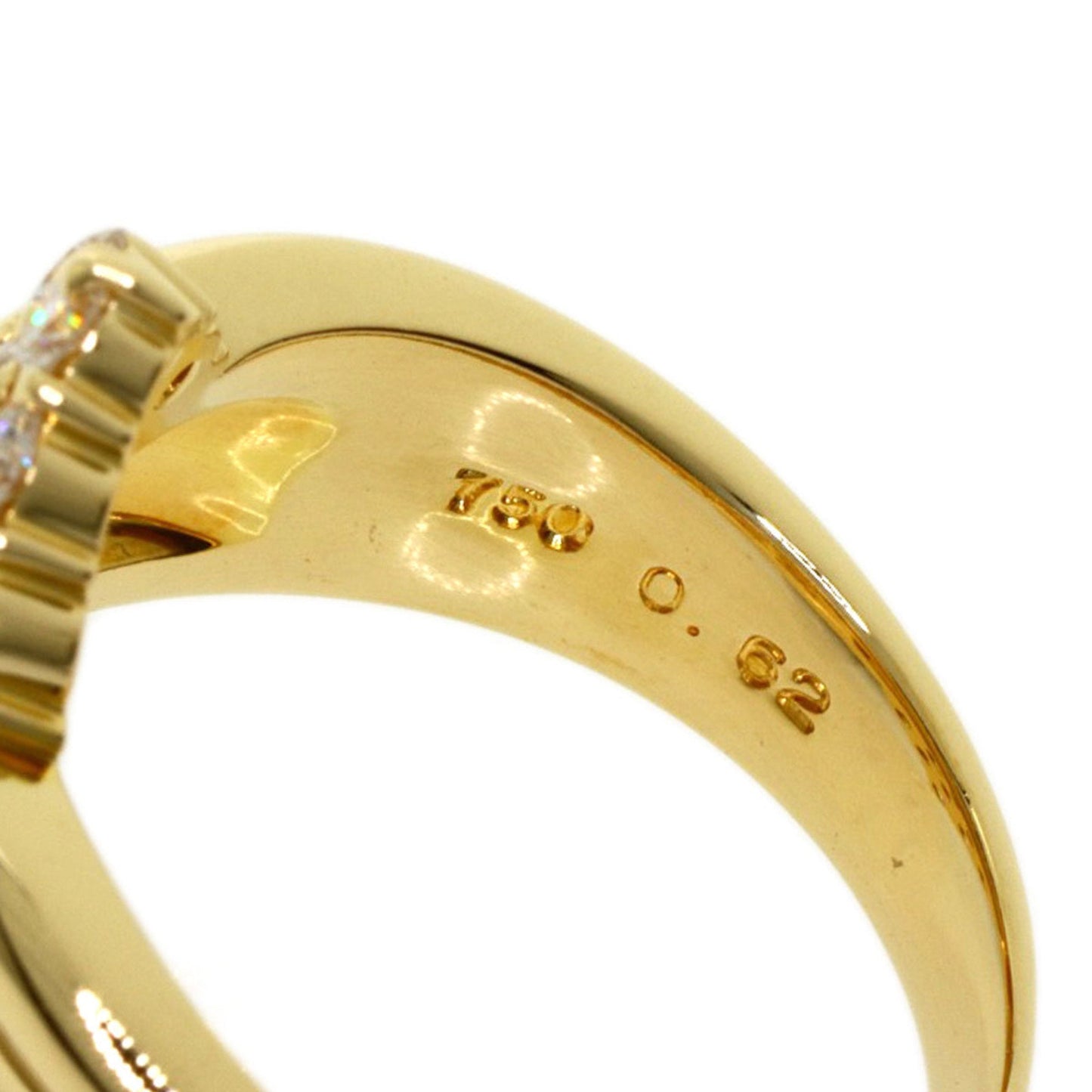 Celine diamond ring K18 yellow gold Ladies