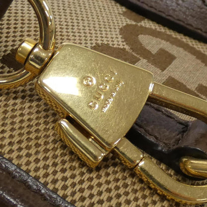 Gucci Brown Camel Canvas Handbag