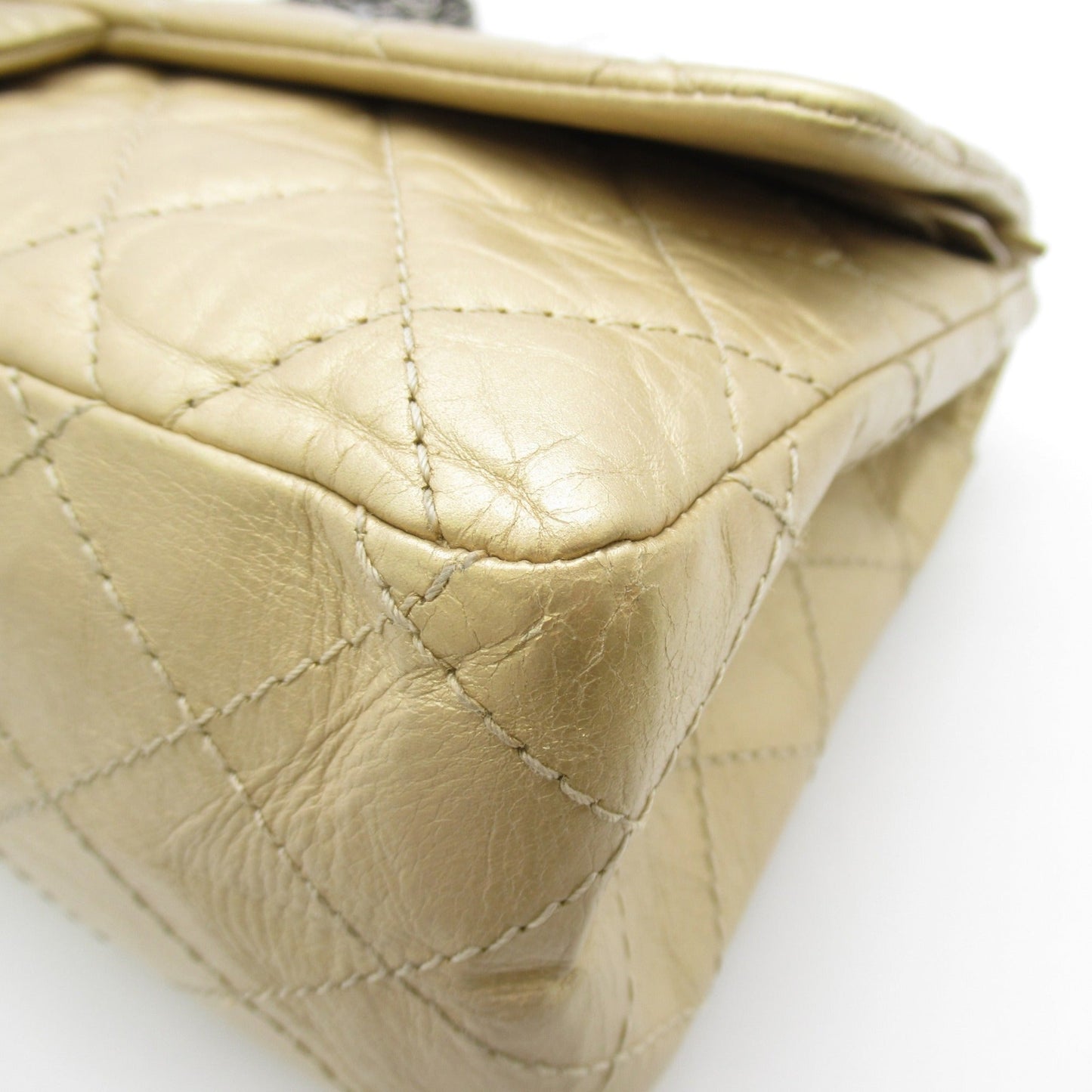 CHANEL 2.55ChainShoulder Bag Gold Calfskin [cowhide]