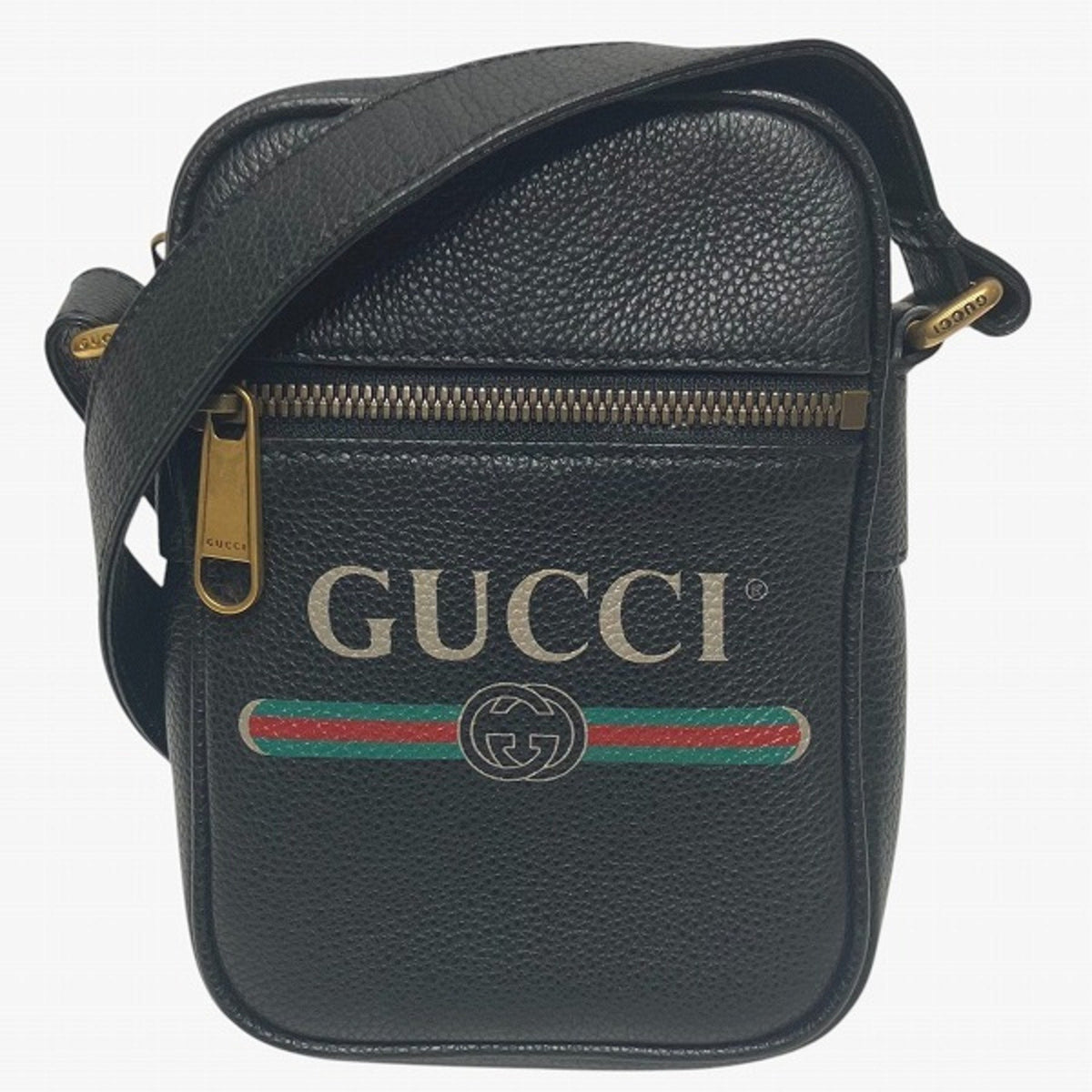 Gucci Black Leather Shoulder Bag ()