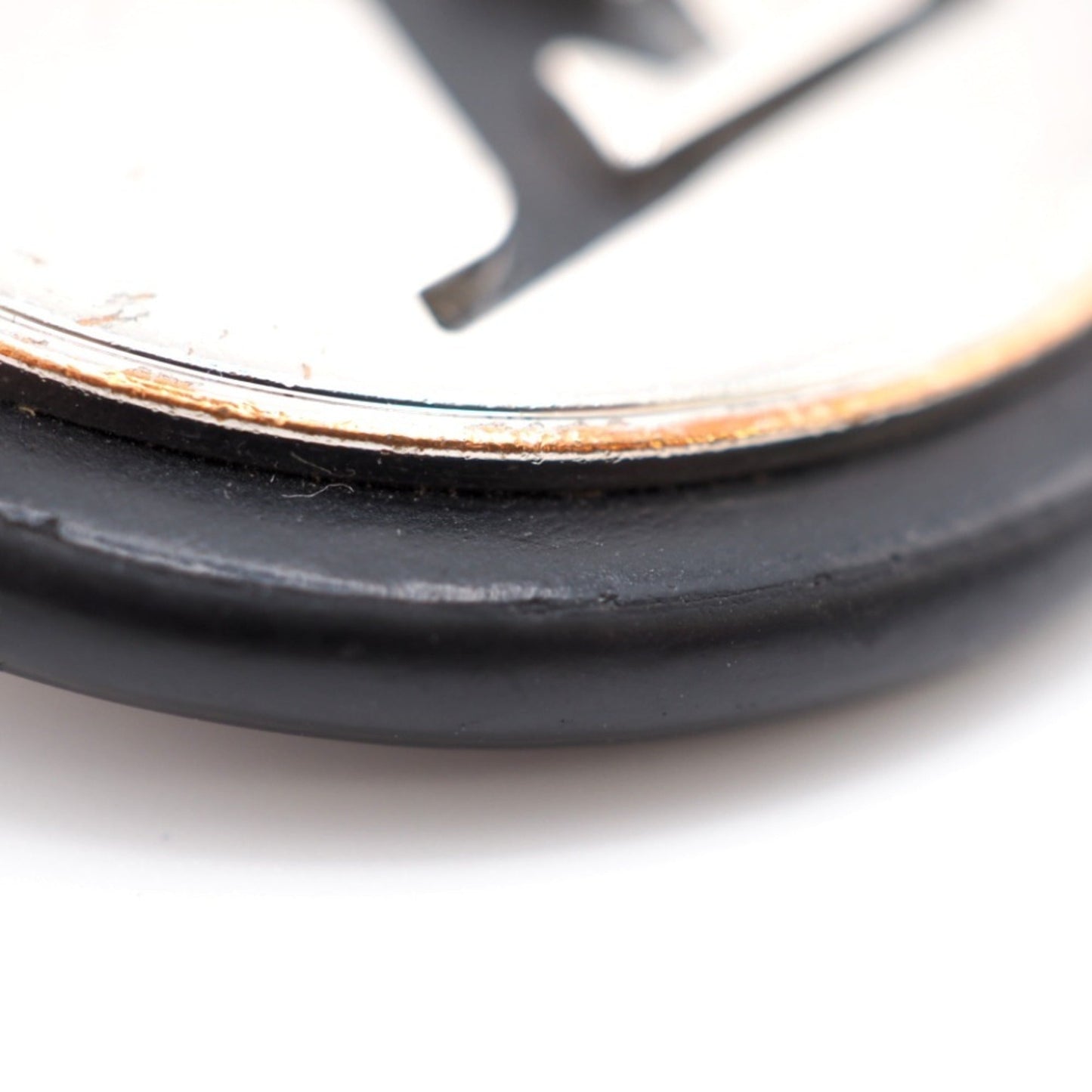 LOUIS VUITTON M67362 LV Circle Keyring Black Unisex