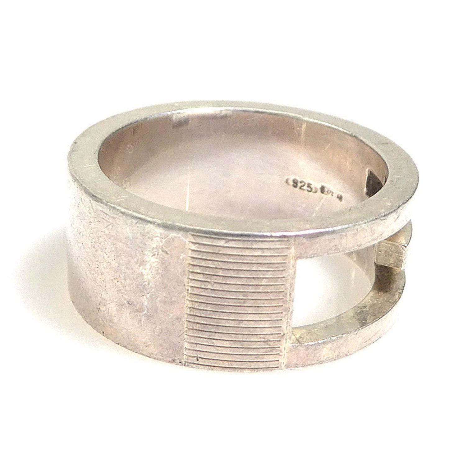 Gucci Silver Silver 925 Band Ring