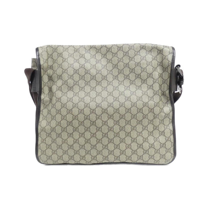 Gucci Beige Dark Brown Gg Plus Shoulder Bag