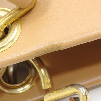 Celine Handbag Macadam Women's Brown PVC Leather