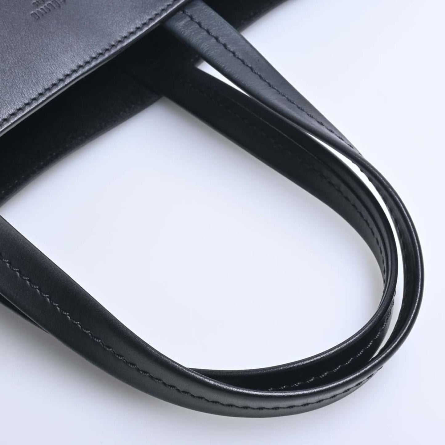 Celine Leather Tote Bag Black Ladies