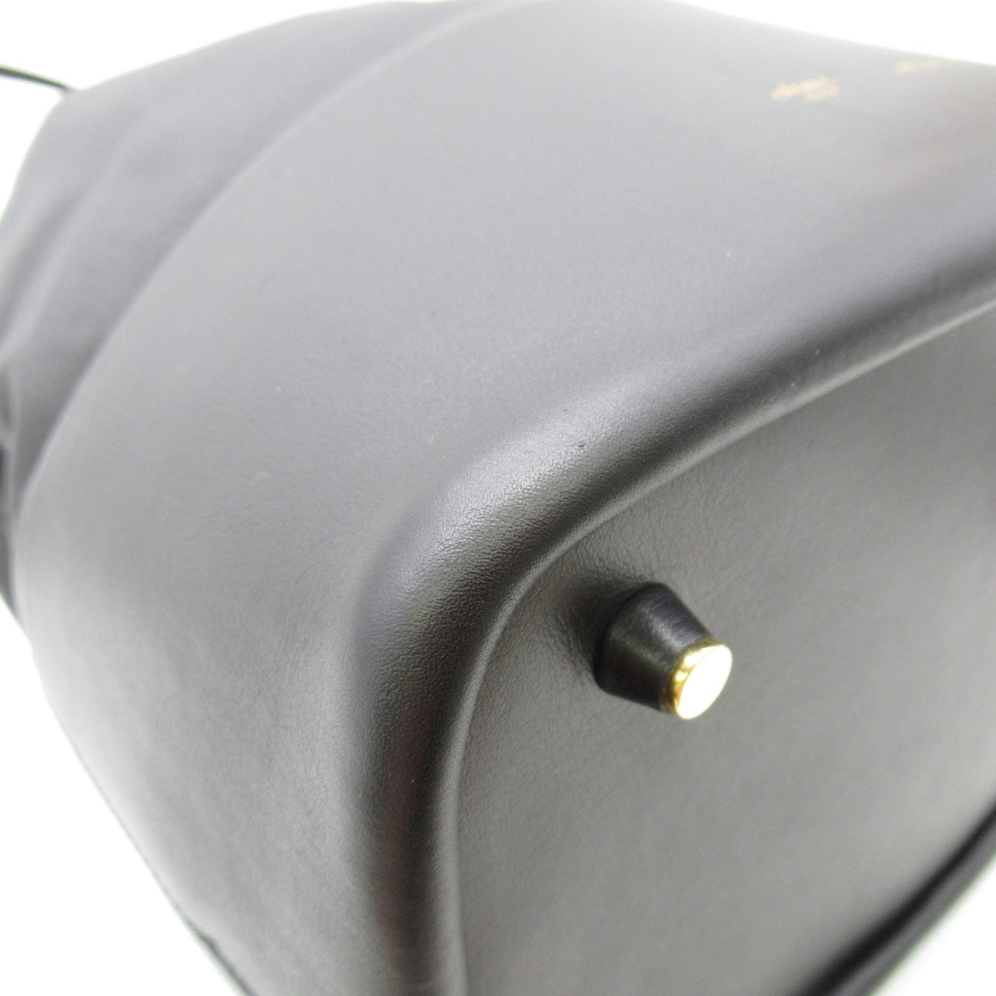 Celine bucket bag medium Black leather