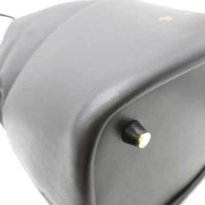 Celine bucket bag medium Black leather