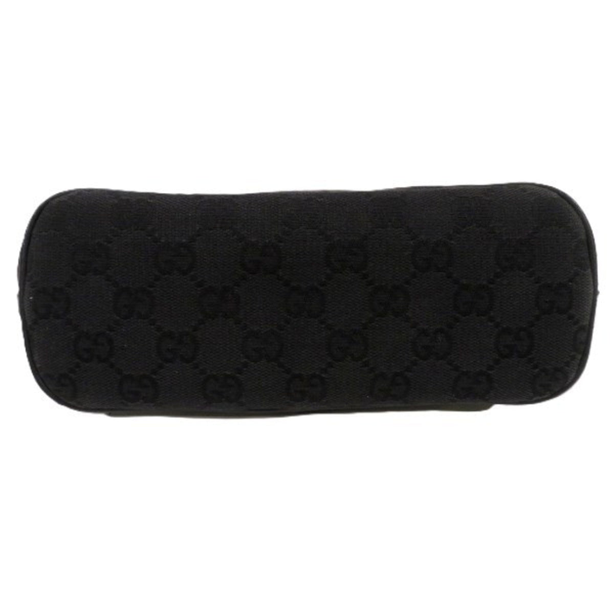 Gucci Black Gg Canvas Handbag