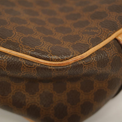 Celine  Macadam Shoulder Bag Women's PVC,Leather Shoulder Bag Brown