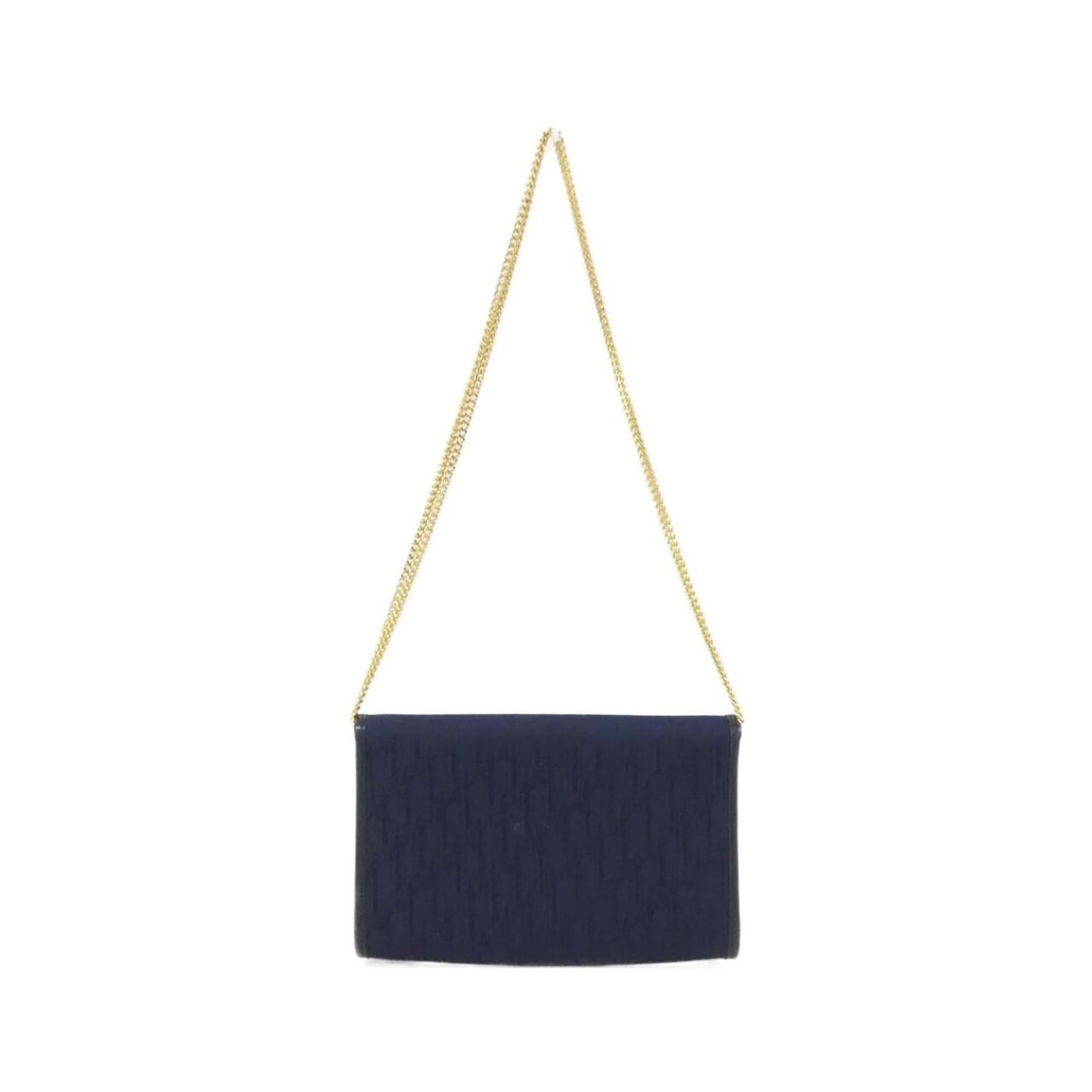 Christian Dior Navy Canvas Shoulder Bag ()