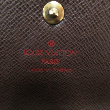 LOUIS VUITTON Porte TresorLong Wallet Brown Damier PVC coated canvas N61215