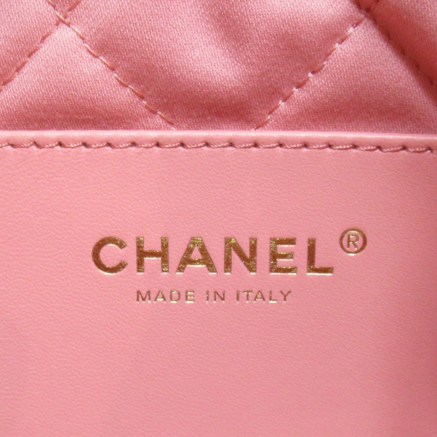 CHANEL 22 Mini 2wayShoulder Bag Pink Coral pink Caviar Skin [Grained Calf] Shiny Grain Calfskin AS3980 B14407 NR646