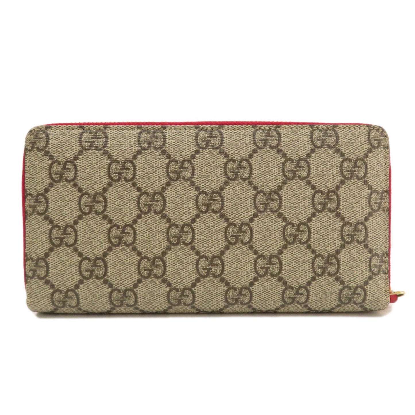 GUCCI 506279 GG Supreme Long Wallet PVC Women's