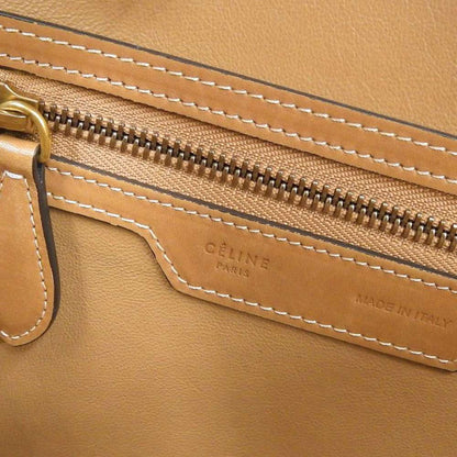 Celine luggage micro shopper tricolor handbag beige mint green 167793 A03 15LK