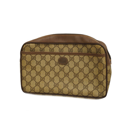 Gucci  Clutch Bag 89.01.044 Women's GG Supreme Clutch Bag Beige,Brown