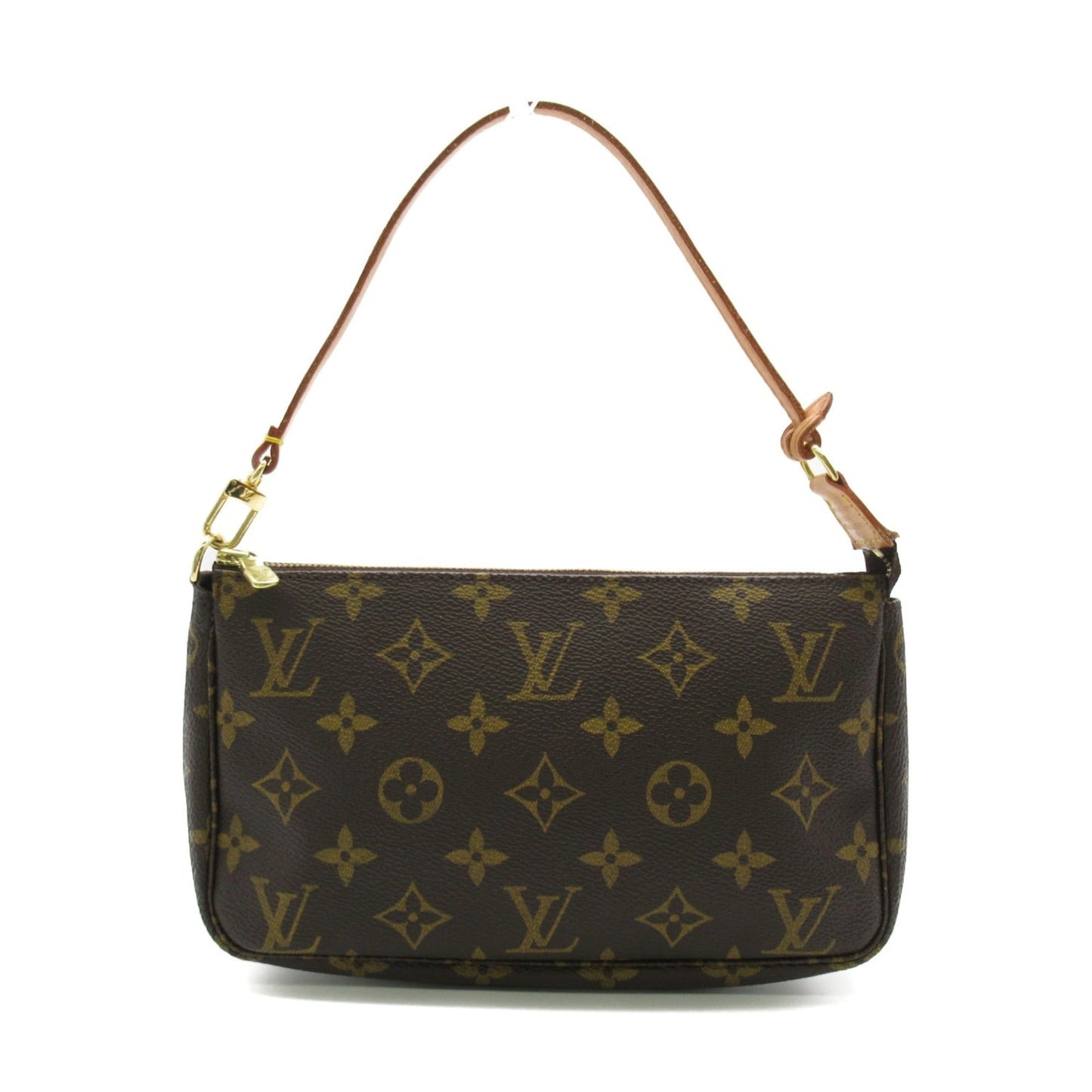 LOUIS VUITTON Pochette Accessoires Accessory Pouch Brown Monogram PVC coated canvas M51980