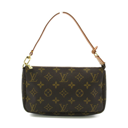 LOUIS VUITTON Pochette Accessoires Accessory Pouch Brown Monogram PVC coated canvas M51980