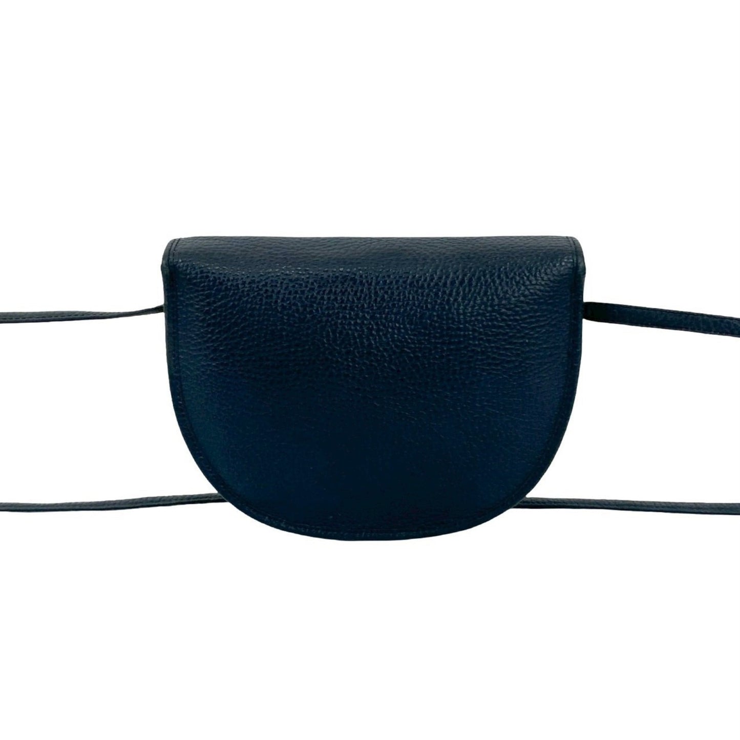 Christian Dior Navy Leather Pochette Shoulder Bag ()