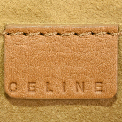 Celine Boogie Bag Tote Handbag Stitch Light Brown Leather