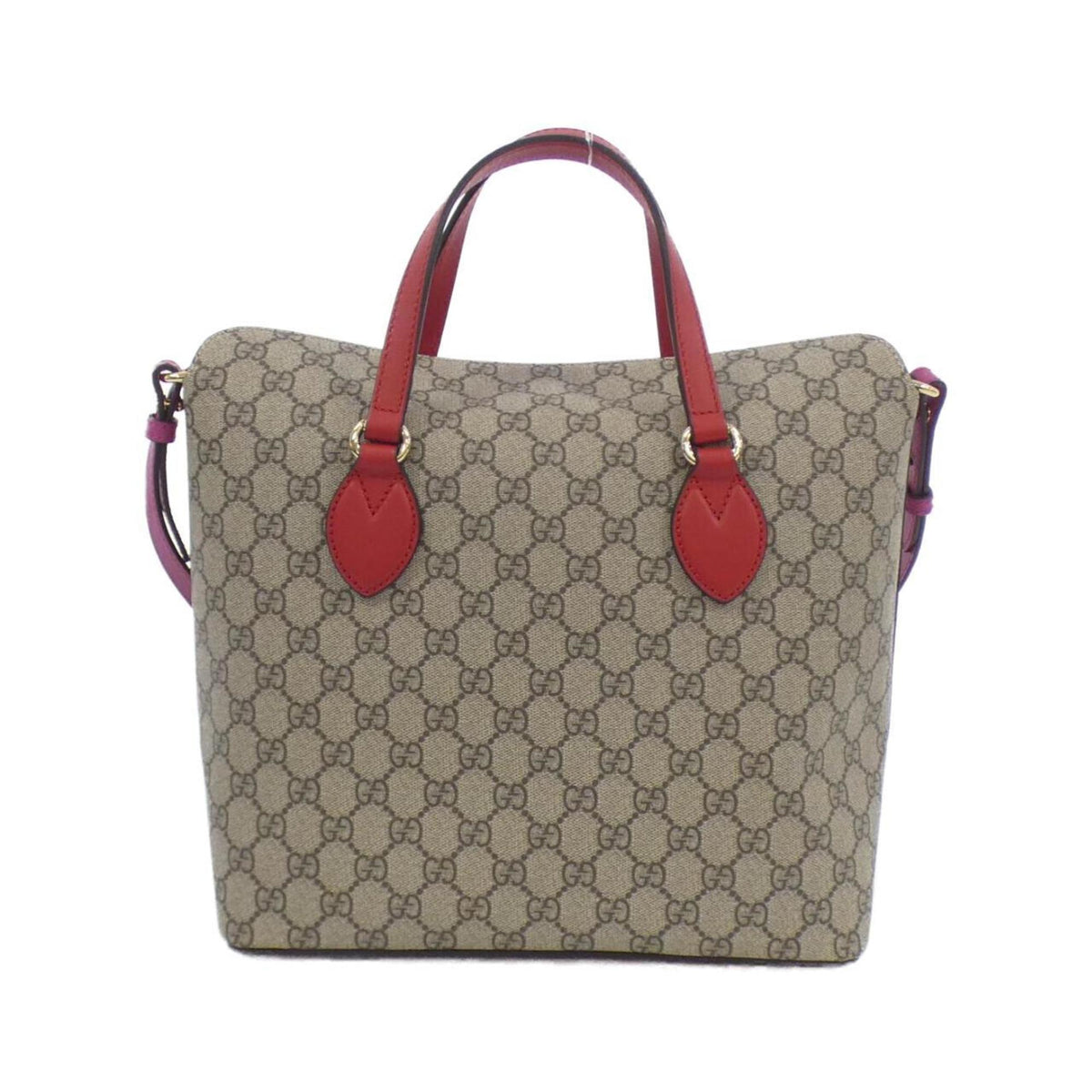 Gucci Beige Pink Gg Supreme Handbag Shoulder Bag