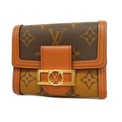 Louis VuittonAuth  Monogram Reverse Portofeuil Daufine Compact M68725 Women's