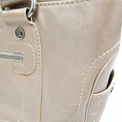 Celine Boogie Women's Leather Handbag Beige,Champagne
