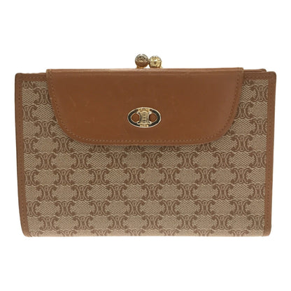 Celine Macadam Pattern Clasp Wallet Women's Brand Clothing Accessory