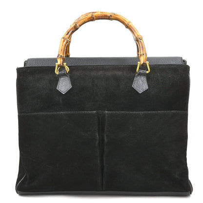 Gucci Black Suede Handbag ()