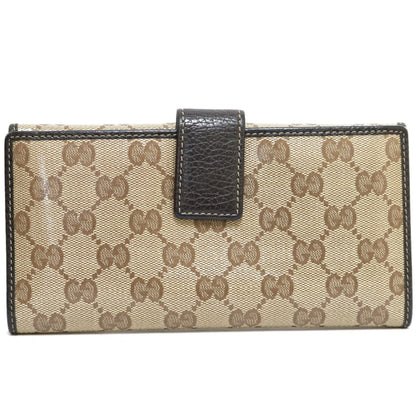 Gucci wallet GG crystal brown ladies