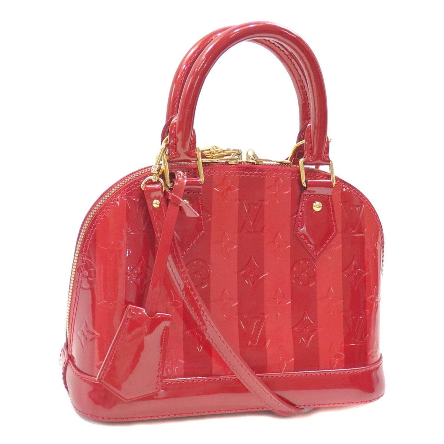 LOUIS VUITTON Handbag Vernirayeur Alma BB Women's M91593 Pomme d'Amour